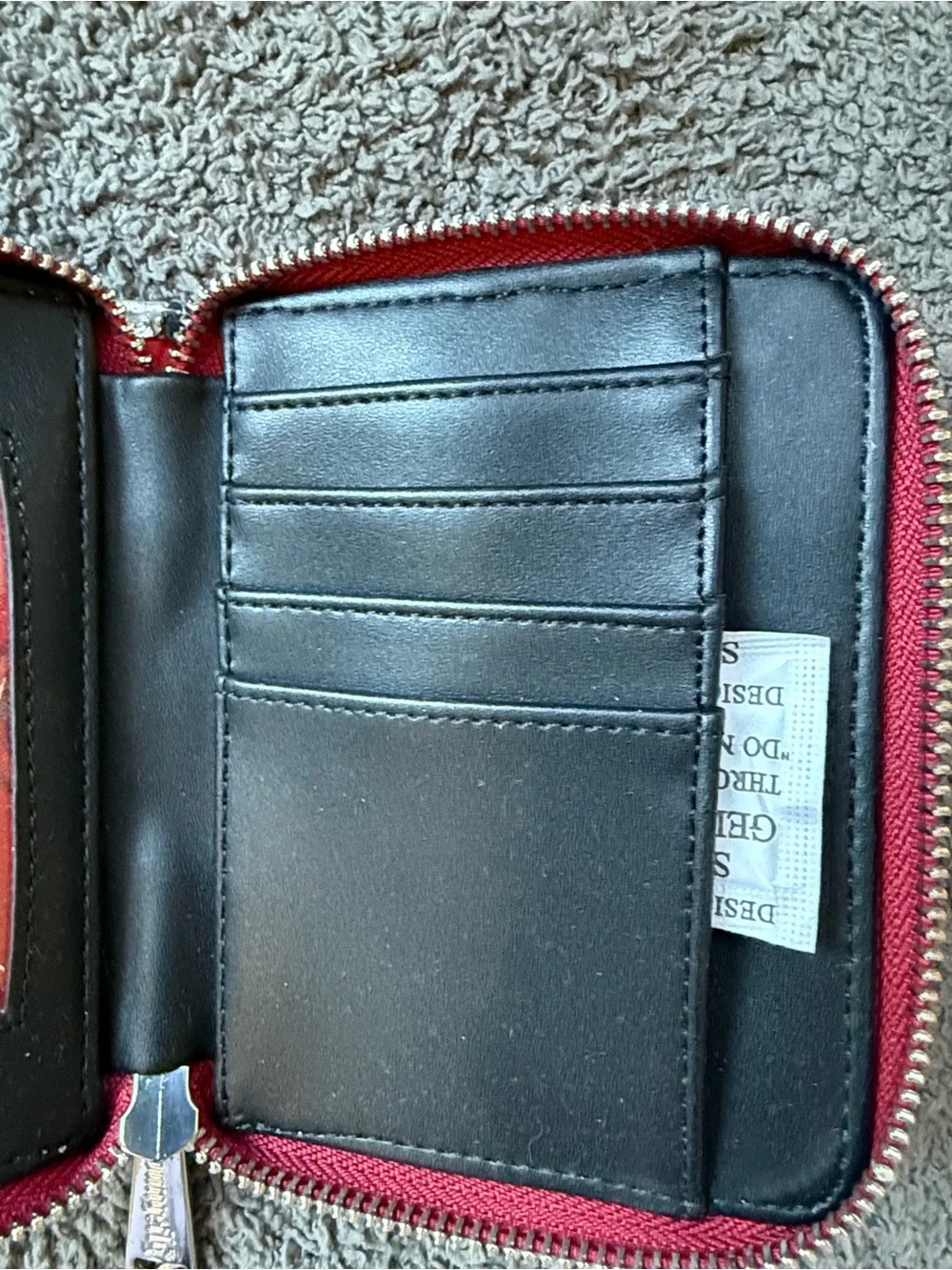 Loungefly Marvel Silver, Black & Red Zip Wallet featuring Thor - NWT